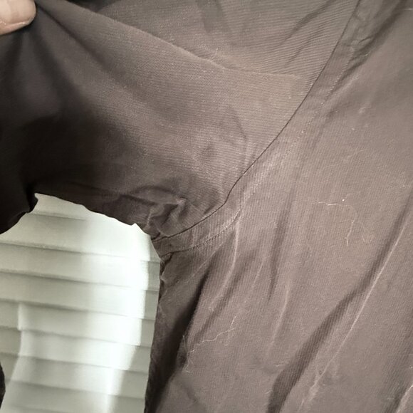 3/$20, Pierre Cardin Men Dark Brown Long Sleeves Shirt, 100% Cotton Size L - Picture 5 of 9